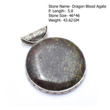 Genuine Sapphire Turquoise Emerald Agate Labradorite Jasper  Pendant