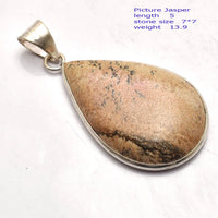 Genuine Agate Labradorite Jasper Agate Sodalite Blue Topaz Amethyst Turquoise  Pendant  Sillver  Overlay over Copper
