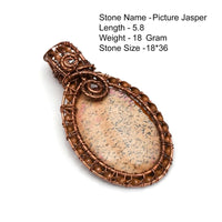 Genuine Copper Wire Wrap  Labradorite Azurite SnowFlake Agate Turquoise Lapis Sapphire Tiger Eye Pendant