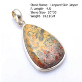 Genuine Sapphire Turquoise Emerald Agate Labradorite Jasper  Pendant