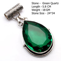 Genuine Labradorite Amazonite Turquoise Agate  Pendant