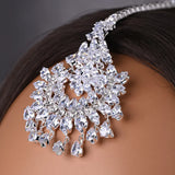 Stonefans Bridesmaid Decoration Dress Accessories Gift Jewelry Wedding Fashion 2025 Party Geometric Hair Chain Headband Bridal