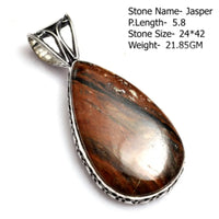 Genuine Labradorite Turquoise Black Tourmaline Moonstone Sapphire Jasper Agate Pendant Silvers Overlay over Copper