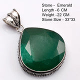 Genuine  Emerald  Pendant Women Jewelry gift