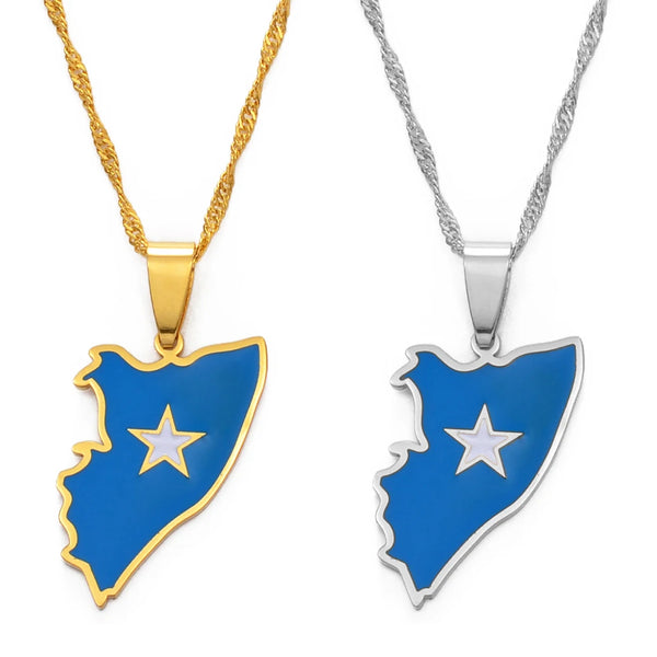 Anniyo Great Somalia Pendant & Necklaces for Women Men Jewelry #148721