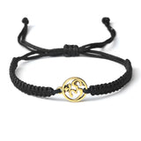 Charm OM Symbol Handmade Braided Rope String Adjustable Red Black Bracelets Women Men Lucky Fashion Jewelry Friend Gift Prayer