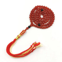 Tasbih Natural Red agate stone 99beads 6mm cotton tassel pocket prayer beads Muslim bracelet arab fashion gift islamic Rosary