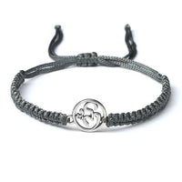 Charm OM Symbol Handmade Braided Rope String Adjustable Red Black Bracelets Women Men Lucky Fashion Jewelry Friend Gift Prayer