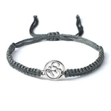 Charm OM Symbol Handmade Braided Rope String Adjustable Red Black Bracelets Women Men Lucky Fashion Jewelry Friend Gift Prayer