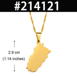 Anniyo 2.9CM Pakistan Punjab Province Pendant Necklaces Pakistani Jewelry #214121