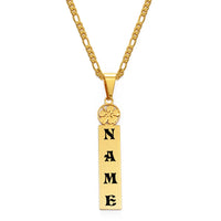 Anniyo (Up to 8 letter) Customize Capital Letters Pendant Necklaces,Personalized Name Hawaiian Flower Kiribati Jewelry #150321