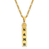 Anniyo (Up to 8 letter) Customize Capital Letters Pendant Necklaces,Personalized Name Hawaiian Flower Kiribati Jewelry #150321