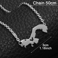 Anniyo Gold Color Panama Map Pendant Chain Necklaces Panamanian Maps Jewelry #011621