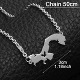 Anniyo Gold Color Panama Map Pendant Chain Necklaces Panamanian Maps Jewelry #011621