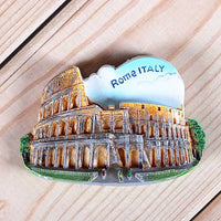 Magnetic refrigerator magnets Italy Switzerland Chile Austria European  countries Tourist attractions souvenir Home decoration