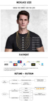 Ancient Troll Cross Amulets Men Necklaces Stainless Steel Pendant Chain Women Punk Fashion Jewelry Accessories Gifts Wholesale