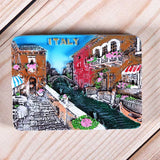 Magnetic refrigerator magnets Italy Switzerland Chile Austria European  countries Tourist attractions souvenir Home decoration