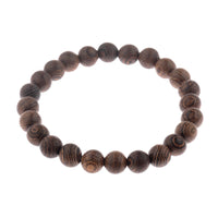 8mm Natural Wood Buddha Bracelet Men Handmade Charms OM Beads Yoga Chakra Mala Prayer Bracelet Meditation Jewelry pulsera
