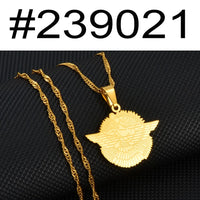 Anniyo Ashur Pendant Necklaces for Women Men Jewelry Assyrian Symbol  @239021