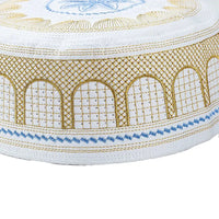New Muslim Men Prayer Cap Hat Cotton Embroidery Leisure Saudi Arabia Islamic Hat Cap Men Headscarf Topkippot Turban Saudi Cap