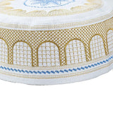 New Muslim Men Prayer Cap Hat Cotton Embroidery Leisure Saudi Arabia Islamic Hat Cap Men Headscarf Topkippot Turban Saudi Cap