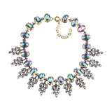 2025 New Luxury Crystal Rhinestone Collar Choker Necklace Women Indian Ethnic Statement Maxi Big Bib Necklace Wedding Jewelry