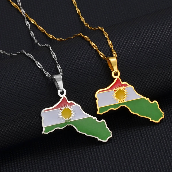 Anniyo Kurdistan Pendant Necklaces Charm Jewelry Kurdish @254621