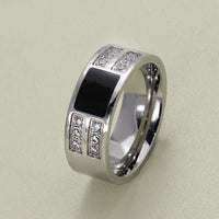 India Sikhism Rings Men Hinduism Customized Sikh Symbol Stainless Steel Signet Band Ring Religious Jewelry