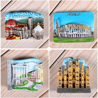 Magnetic refrigerator magnets Italy Switzerland Chile Austria European  countries Tourist attractions souvenir Home decoration