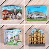Magnetic refrigerator magnets Italy Switzerland Chile Austria European  countries Tourist attractions souvenir Home decoration