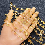 Anniyo Charm Anklet of Butterfly Dolphin Stone Shell Cross Heart fish Foot Chain Gold Color Jewelry Wedding Party Anklet #122616