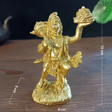 Bronze Color Hanuman Statue Figurine Ornaments Resin Indian Hindu Monkey God Buddha Statues Sculpture Home Decoration Lucky Gift