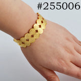 Anniyo Arab Coin Bracelets Gold Color Banglet Africa The Middle East Popular Jewelry Dubai Cuff Bracelet for Women Girls #254806