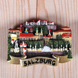 Magnetic refrigerator magnets Italy Switzerland Chile Austria European  countries Tourist attractions souvenir Home decoration