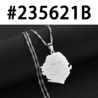 Anniyo Sierra Leone Map and City Pendant Necklaces Gold Silver Color Jewelry For Women Men African Maps Jewellery  #235621