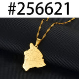 Anniyo Hawaii Map With City Name Pendant Necklaces Hawaiian Jewelry #256621