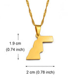 Anniyoc Sahrawi Pendant Necklaces for Women Girls Charm Western Sahara Jewelry @214021