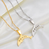 Anniyo Curacao Dolphin Pendant Necklaces Dushi Jewelry for Women Men #266521