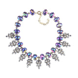 2025 New Luxury Crystal Rhinestone Collar Choker Necklace Women Indian Ethnic Statement Maxi Big Bib Necklace Wedding Jewelry