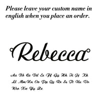 Sipuris Customized Name Bracelet Personalized Stainless Steel Rectangular Chain Letter Bracelet Unique Jewelry Family Gifts New