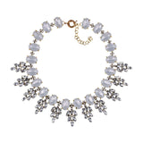 2025 New Luxury Crystal Rhinestone Collar Choker Necklace Women Indian Ethnic Statement Maxi Big Bib Necklace Wedding Jewelry