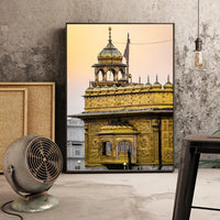 Amritsar India Golden Temple Photography Canvas Poster Sikh Wall Art Prints Hindi Religious Decoration Painting Home Art Decor