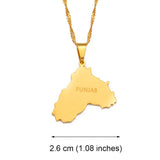 Anniyo Punjab Pendant Necklace for Women Men  Jewelry #215221