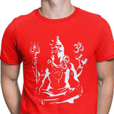 Free Shipping Men Tshirts Lord Shiva Tshirt Hindu Ganesha God India Lingam Fitness Tee Shirt for Men Pure Cotton Streetwear