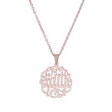 Cazador Hollow Faith Hope Letter Pendant Necklace for Women Stainless Steel Jewelry Charm Necklace Birthday Party Gifts New 2025