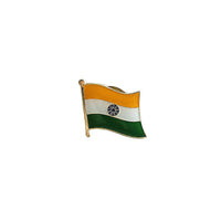 India  National Flag Crystal Epoxy Metal Enamel Badge Brooch  Collection Souvenir Gifts  Lapel Pins Accessories  Size1.6*1.9cm