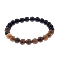 8mm Natural Wood Buddha Bracelet Men Handmade Charms OM Beads Yoga Chakra Mala Prayer Bracelet Meditation Jewelry pulsera