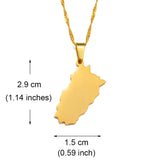Anniyo 2.9CM Pakistan Punjab Province Pendant Necklaces Pakistani Jewelry #214121