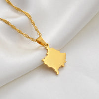 Anniyo 2CM Small Size Kosovo Pendant Necklaces For Women Girls Silver Color/Gold Color Jewelry Kosoves Charms Jewellery #146721