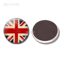 England Big Ben Fridge Magnet 1PCS Glass Cabochon British London Souvenir United Kingdom Flag Map Refrigerator Magnets Stickers